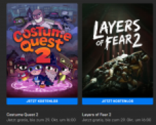 Téléchargez gratuitement les jeux vidéo Costume Quest 2 & Layers of Fear 2 chez Epic Games Store