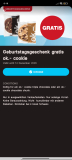 K Kiosk Cookie gratuit le jour de votre anniversaire