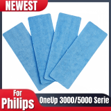 Tampons de nettoyage de rechange pour Philips OneUp série 5000/3000, Bleu (ensemble de 2/4)
