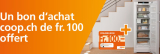 Bon d’achat Fust – 100 CHF de bon Coop.ch à l’achat d’un congélateur jusqu’au 26.04.2026