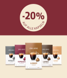Promotion de réduction Fust – 20% de réduction sur toutes les capsules Delizio