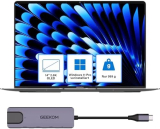 GEEKOM GeekBook X14 Pro Notebook, (14″ 2.8K OLED, Ultra 9-185H, 32GB RAM 7500MT/s, 2TB SSD) avec disposition DE