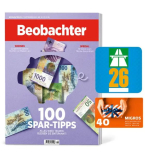 Abonnement annuel «Beobachter» en promotion avec 42% de réduction et cadeau de bienvenue