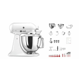Ensemble anniversaire suisse KITCHENAID Artisan KSM200 (4,8 l, 3 l), blanc, au meilleur prix