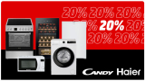 20% de réduction sur les gros appareils Candy & Haier chez MediaMarkt