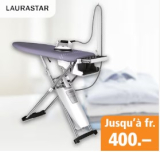 Jusqu’à CHF 400.- de réduction sur les systèmes de repassage Laurastar