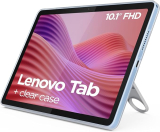 Tablette Lenovo Tab / Écran Full HD 10,1″ | MediaTek G85 | 4 Go de RAM + 64 Go de stockage eMMC 5.1 / Bleu Polaire / incl. étui de protection avec support intégré