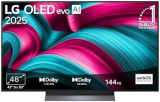 Téléviseur LG OLED evo AI OLED48C5ELB avec une résolution 4K à 144 Hz, disponible sur Amazon au meilleur prix du moment