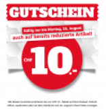 Chez un LIPO : un bon de 10 CHF, à partir de 20 CHF (jusqu’au 26.08.2019), dans les succursales, la boutique en ligne en est exclue !