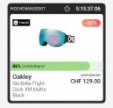 Lunettes de ski/snowboard Oakley avec 52% de réduction