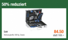 La mallette à outils compacte Lux Classic, contenant 399 pièces chez Migros Do It + Garden au meilleur prix de 74.50 CHF !