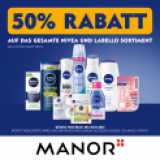 Chez Manor : 50% de réduction sur les produits Nivea à partir d’un achat de deux articles