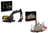 Manor « Offre sensationnelle » – LEGO 21356 Bateau à aubes & LEGO 42215 Pelleteuse hybride Volvo EC500