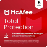 McAfee Total Protection 2026 (5 appareils, 2 ans) incluant une protection VPN et antivirus sur Amazon