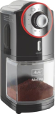 Melitta Molino Moulin à Café – Moulin à Café Électrique / 17 Niveaux / 100 Watts / Noir-Rouge