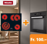 Offre groupée Miele chez Fust – Économisez CHF 100.– à l’achat d’un four et d’une table de cuisson en vitrocéramique
