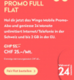 Chez Wingo : Un abonnement mobile FULL FLAT pour une durée de 24 mois