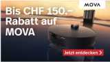 Jusqu’à CHF 150 de réduction sur les aspirateurs MOVA chez nettoshop