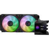 Refroidisseur CPU MSI AiO 240mm, avec 2 x 120mm ARGB Fans et écran, AMD & Intel, au meilleur prix