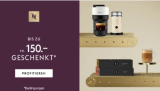 Promo Nespresso – Jusqu’à 150 CHF de café gratuit pour l’achat d’une machine Vertuo