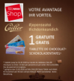 Offrez-vous 1 tablette de chocolat Cailler Classic de votre choix dans la boutique Nestlé