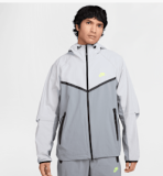 Veste Nike Tech Woven Full-Zip Windrunner grise (S, M et L)
