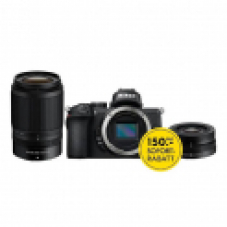Pack appareil photo sans miroir NIKON Z50 + 50-250 mm F/4,5-6,3 + 16-50mm F/3,5-6,3 (20,9 MP, Sans fil) chez Microspot