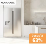 Jusqu’à 63% de réduction sur les réfrigérateurs et congélateurs Novamatic chez Fust