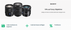 10% de réduction sur les objectifs Sony chez Microspot