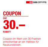 30 francs de réduction sur l’abonnement demi-tarif (également en ligne)