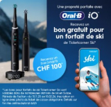 Obtenez un bon d’achat Ticketcorner jusqu’à CHF 100.- pour l’achat d’une brosse à dents Oral-B iO
