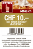 A utiliser chez Otto’s : un nouveau bon de réduction de 10 CHF à partir d’un minimum d’achat de 60 CHF