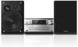 «PANASONIC SC-PMX94EG-S» / Système Micro HiFi en Argent (120 Watt RMS, Radio Numérique DAB+, CD, Radio FM, Bluetooth, USB, AUX)