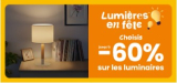 Vente de lumières de fête chez Conforama – Jusqu’à 60 % de réduction