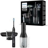 Kit Philips Sonicare comprenant un hydropulseur et une brosse à dents DiamondClean 9000 (HX3886/43) sur Amazon
