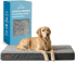 Coussin orthopédique pour chien Pisi Bili 112 x 81 x 9 cm avec mousse à mémoire de forme | housse imperméable