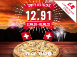 Toutes les pizzas (sauf Create-Your-Own, Half-Half et XL) chez Dominos pour 12,91 CHF