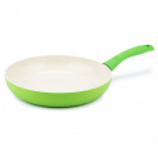 Poêle Kuhn Rikon Colori Cucina pour induction en Céramique, couleur verte, 24 cm ou 28 cm