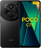 Poco C75 8 Go / 256 Go Noir – Smartphone Android : Processeur 2.0GHz • Écran 6,88″ • Double caméra IA 50MP • Batterie 5160mAh