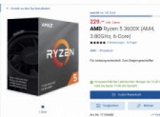 Processeur AMD Ryzen 5 3600X