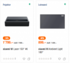 Projecteur laser Xiaomi Mi 4K 150 ″ + écran Xiaomi Mi Ambient Light 100 ″ chez Melectronics