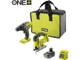 Ensemble combo de batteries RYOBI 2 pièces R18CK3PJ-1 x 40S / 80 pièces