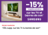Offre promotionnelle Samsung&nbsp;: 15&nbsp;% de réduction supplémentaire sur les téléviseurs et les barres de son chez Conforama