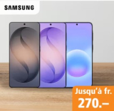 Action de réduction Fust – Economisez jusqu’à 270 CHF sur les smartphones Samsung