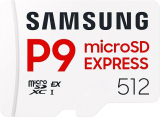 Samsung P9 Express microSD Express 512 Go, Carte mémoire de jeu haute vitesse pour Nintendo Switch 2