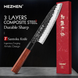 Couteau en acier composite HEZHEN 8.5 pour 76.42 au lieu de 139.90 avec le code HO15 et une promotion en cours