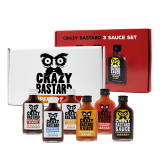 Crazy Bastard Saucen Set (6 x 100 ml) – Sauce Épicée