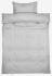 Parure de lit en satin NELL 160×210 gris clair