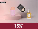 15 % de réduction sur le 2ᵉ produit pour certaines marques SEPHORA chez Manor