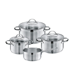 Ensemble de batterie de cuisine en acier inoxydable Silit, 4 pièces, frais de port compris, chez DeinDeal à un prix imbattable